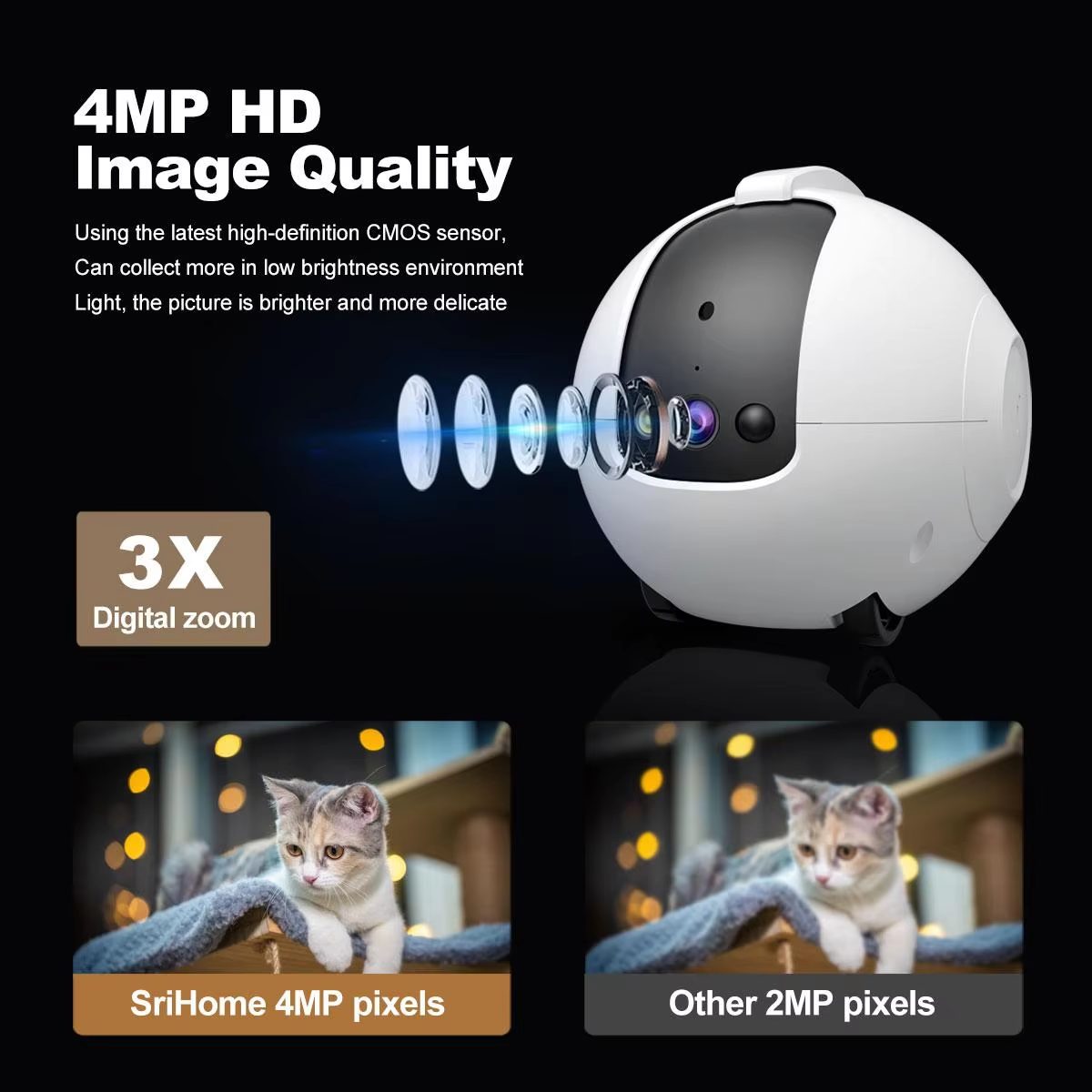 6 AI play modes autonomous pet robot